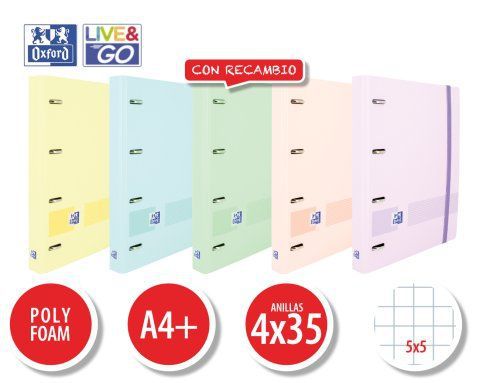 E.binder+ live go polyfoam a4+ rec 100