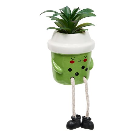 Planta perenne Kawai alto 20 cm con maceta de cerámica a juego