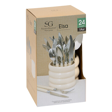Menagere elsa creme 24p + rc