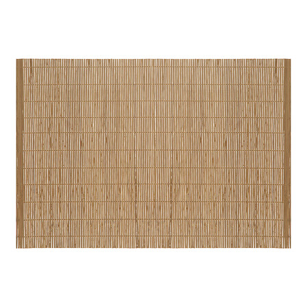 Mantel individual de bambú natural 45 x 30 cm
