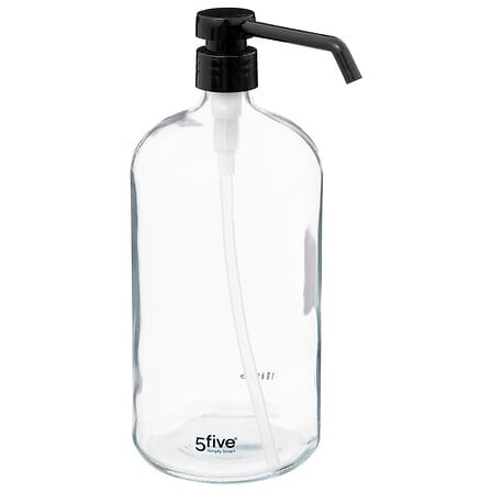 Dispensador de jabón de cristal 1 l en caja expositora tintada