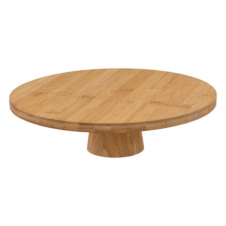 Expositor de tartas de bambú 28 cm diám.