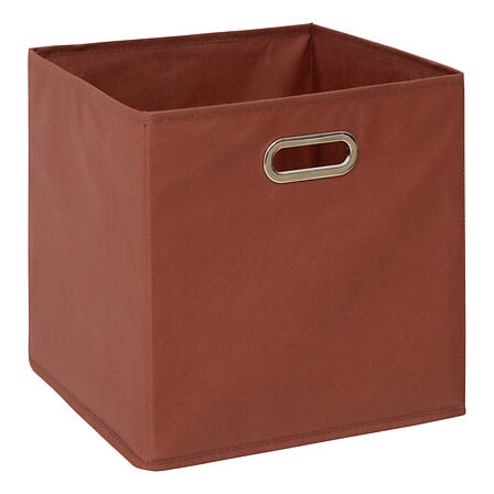 Boite rgmt 31x31 sienne uni