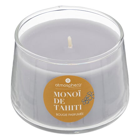 Vela perfumada Izor 110 g recipiente cristal monoi