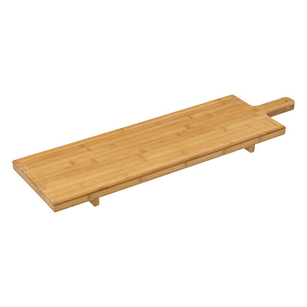Tablero de presentación de bambú, 26 x 88 cm