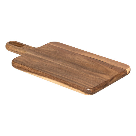 Tabla de cortar con asa L. 40 x P. 20 x H. 2 cm acacia
