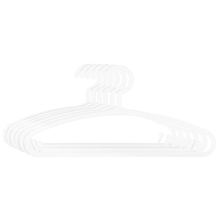 Cintre plast x6 blanc