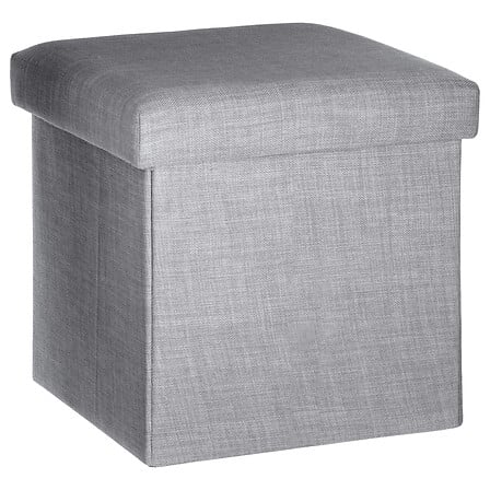 Puf plegable Tomaz gris claro