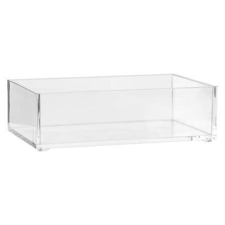 Bandeja organizadora rectangular acrílica Selena tamaño S