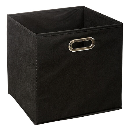 Boite rgmt 31x31 noir uni
