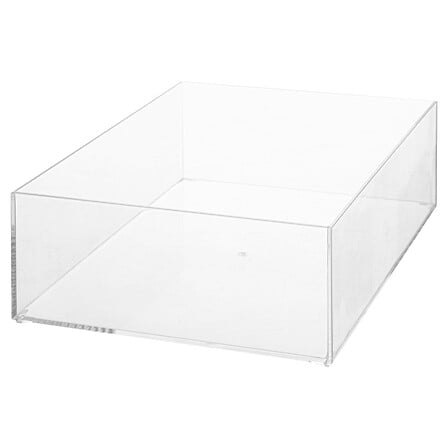 Bandeja organizadora rectangular acrílica Selena tamaño L