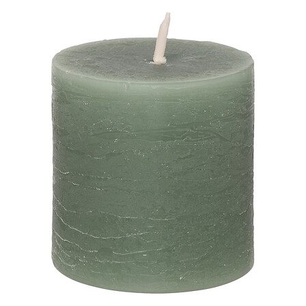 Lote de 4 velas votivas Olia diám. 4,5 cm, verde eucalipto