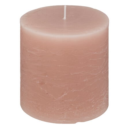 Vela redonda Olia 10 x 10 cm rosa claro