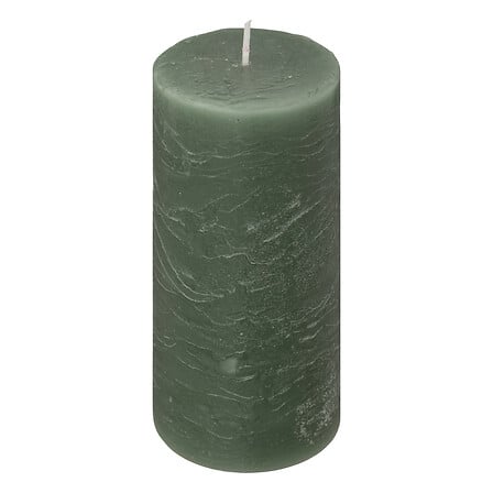 Vela redonda Olia 6,8 x 14 cm verde eucalipto