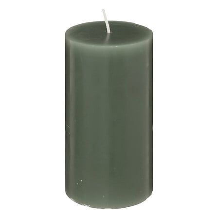 Vela redonda Hugo 7 x 13 cm verde eucalipto