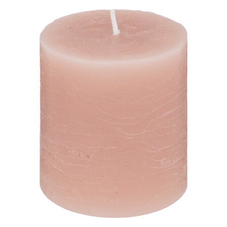 Vela redonda Olia 6,7 x 7 cm rosa claro