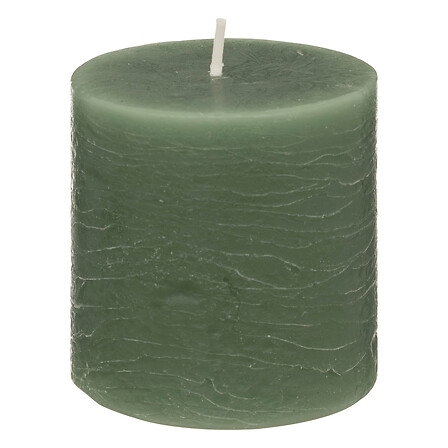 Vela redonda Olia 6,7 x 7 cm verde eucalipto