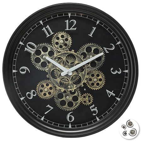 Reloj con mecanismo Mely diám. 37 cm metal