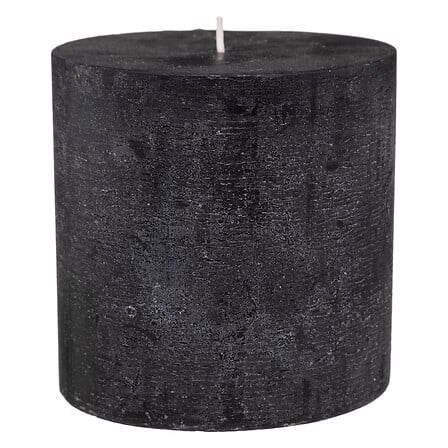 Vela redonda Olia 10 x 10 cm negra