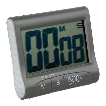 Minuteur electronique gris