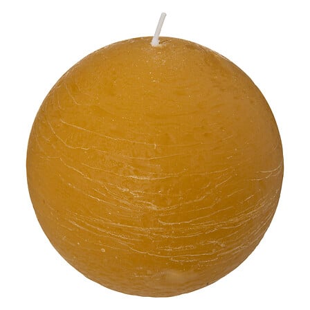 Vela bola Olia diám. 10 cm amarilla