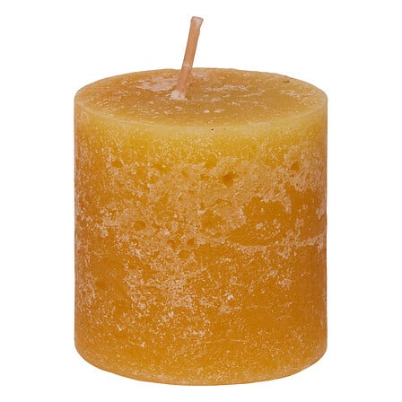 Lote de 4 velas votivas Olia diám. 4,5 cm amarillo