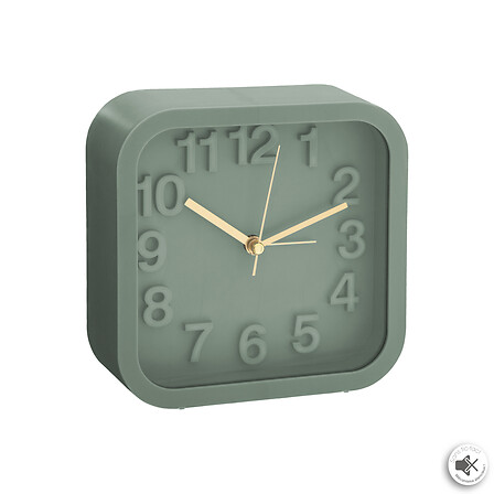 Reloj despertador 3D Alvin 13 x 13 cm plástico surtido