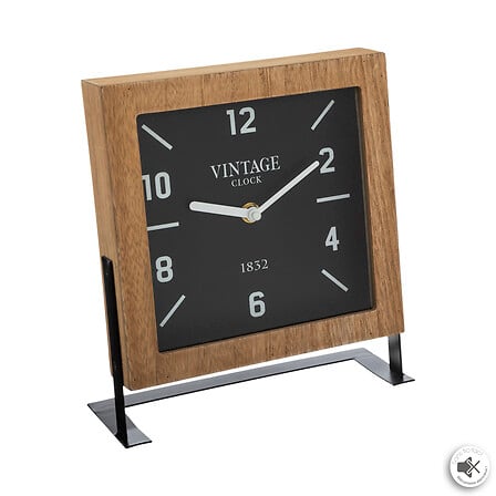 Reloj de sobremesa Anya 20 x 23 cm MDF
