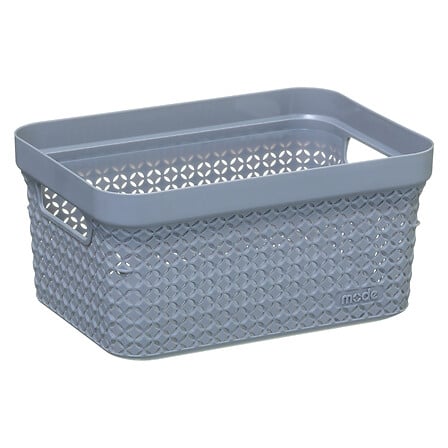 Cesto de almacenaje gris Scandi 17 l