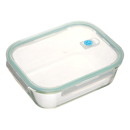 Fiambrera rectangular de cristal Clipeat 2,26 l