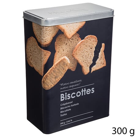 Bote para tostas de metal en relieve Black Edition