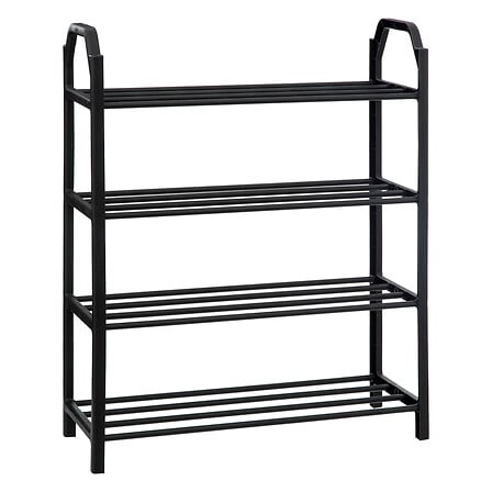 Zapatero de metal y plástico para 8 pares en caja paletizada
