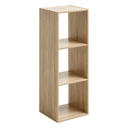 Etagere 3 cases nat mix