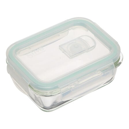 Fiambrera rectangular de cristal Clipeat 0,33 l