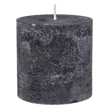 Vela redonda Olia 6,7 x 7 cm negra