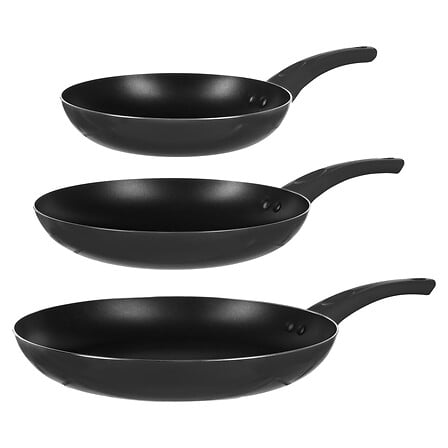 Juego de 3 sartenes de aluminio