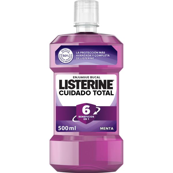 Listerine enjuague 500ml total care menta (nu