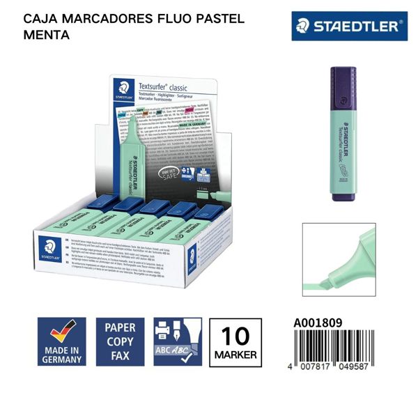 Marcador 364 pastel menta