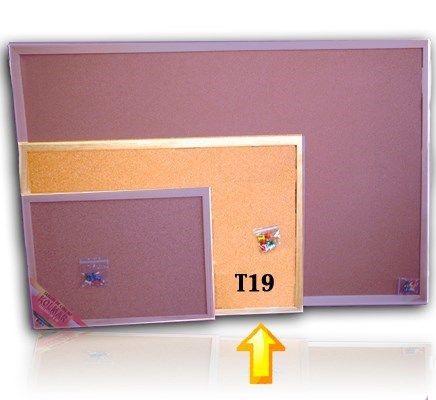 Tablero corcho 40x60(m) t19