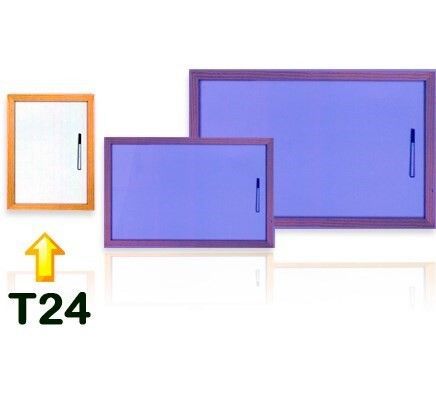 Pizarra blanca 30x40(p) t24