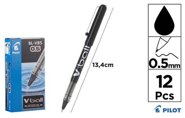 Rotulador pilot vball 5 negro