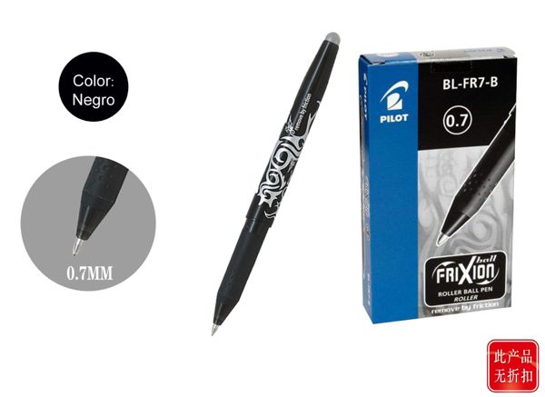 Boligrafo pilot frixion negro