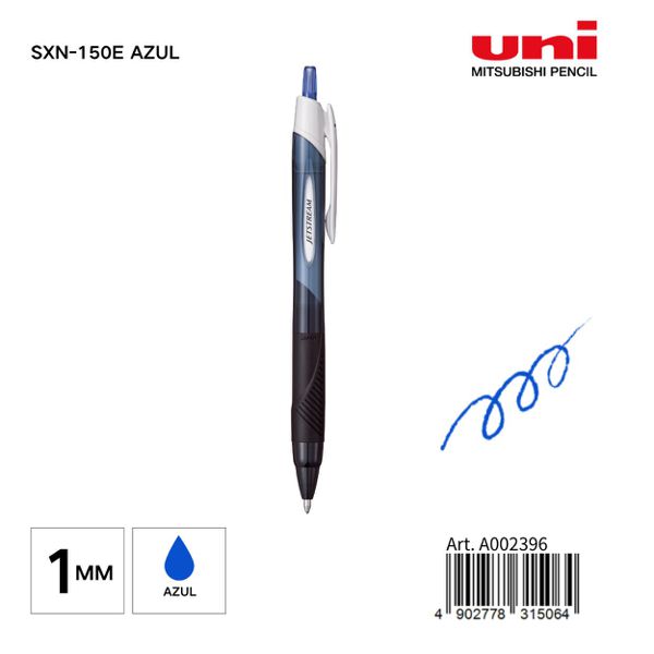 Boligrafo uni jetstream sport 1 azul
