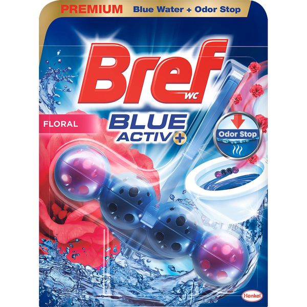 Bref wc blue activ aparato (bolas) floral