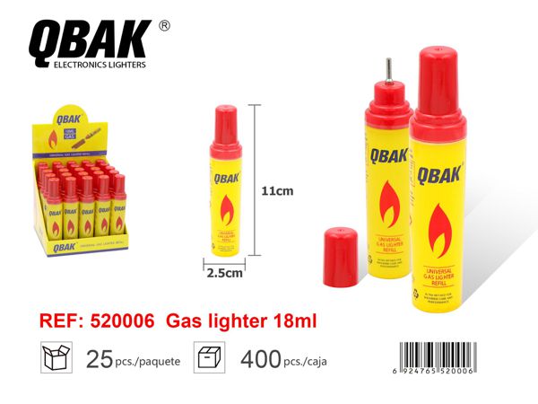 Gas 18ml qbak