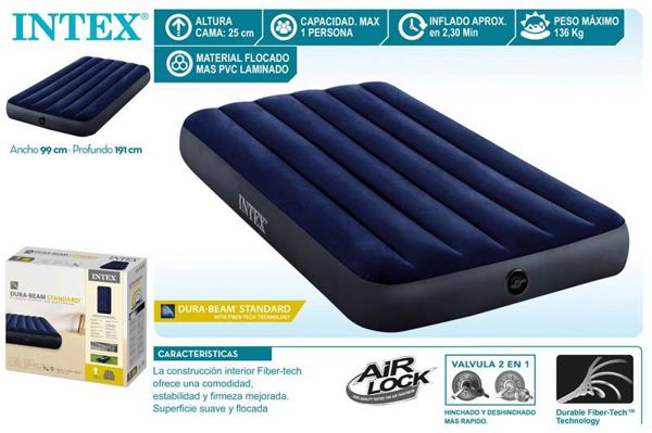Cama aire dura-beam 99x1.91x25