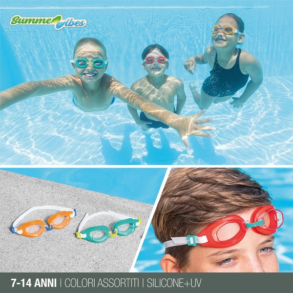 Gafa natación junior 7-14 años 3/c presentado en blister