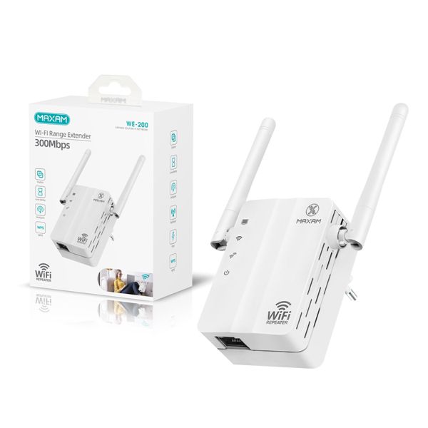 We-200 blanco extensor de rango inalámbrico 300mbps