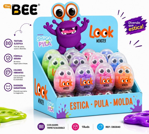 stiica e Pula Massinha 14g Look Monster 4x18