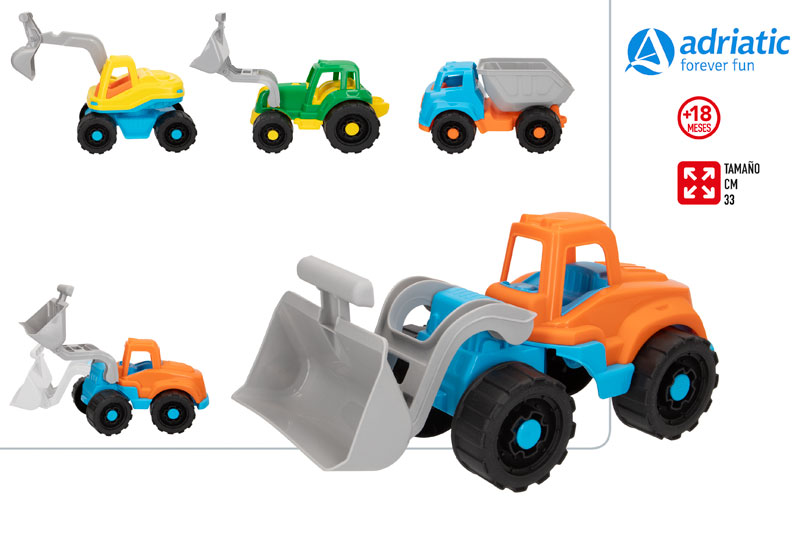 Vehiculo construccion plastico